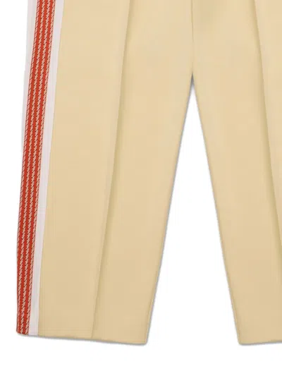 Sasquatchfabrix Stripe-detail Trousers In Neutral
