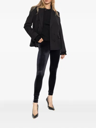 镂空荷叶边毛衣