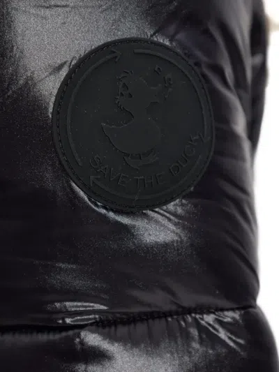 Save The Duck Moma Padded Short Jacket In Black