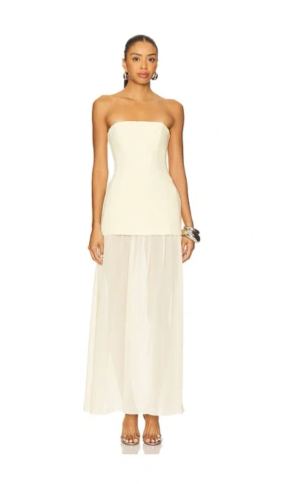 Amanda Uprichard X Revolve Linda Dress In Neutral