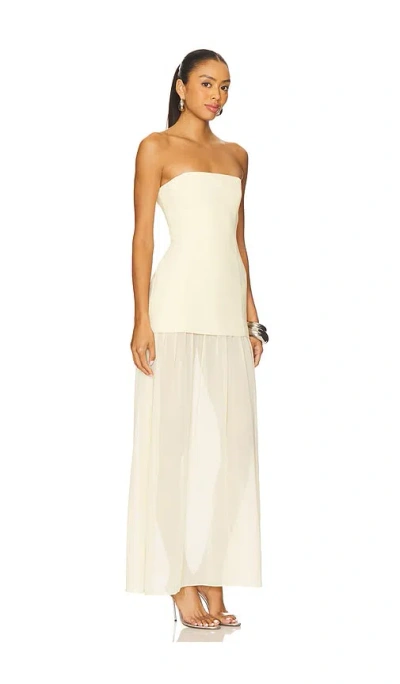 Amanda Uprichard X Revolve Linda Dress In Neutral