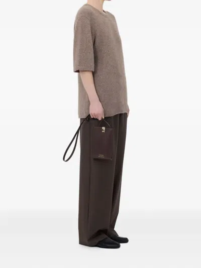 Loulou De Saison Short-sleeve Sweater In Gray