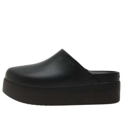 Crocs Dylan Platform Clog Mules In Black