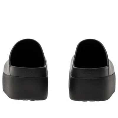 Crocs Dylan Platform Clog Mules In Black
