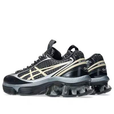 Asics Gel Kinetic Fluent Sneakers With Textured Upper And Sculpted Design In Gray