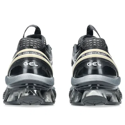 Asics Gel Kinetic Fluent Sneakers With Textured Upper And Sculpted Design In Gray