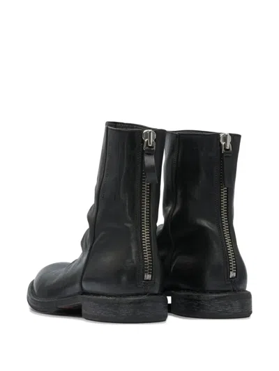 Moma Woman Ankle Boots Black Size 8 Leather In Black