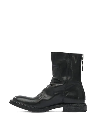 Moma Woman Ankle Boots Black Size 8 Leather In Black