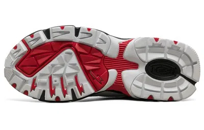 Skechers Stamina Running Shoes White/black/blue In Gray