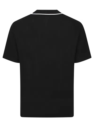 Dolce & Gabbana Cotton Pique Polo In Black