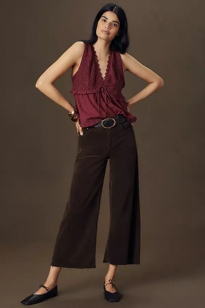 Citizen Of Humanity Citizens Of Humanity Annina High Waist Corduroy Wide Leg Pants In Wood