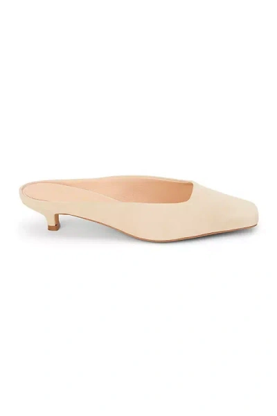 Matisse Classy Kitten-heel Mules In Neutral