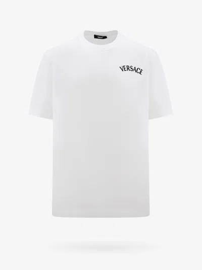 Versace T-shirt With Logo In White