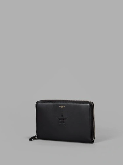 Shop Givenchy Black Zipped Wallet