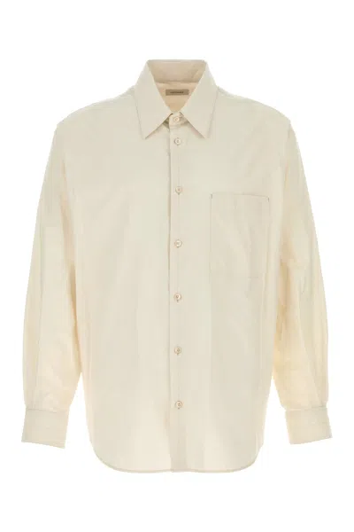 Lemaire Cotton Shirt Jacket In Neutral