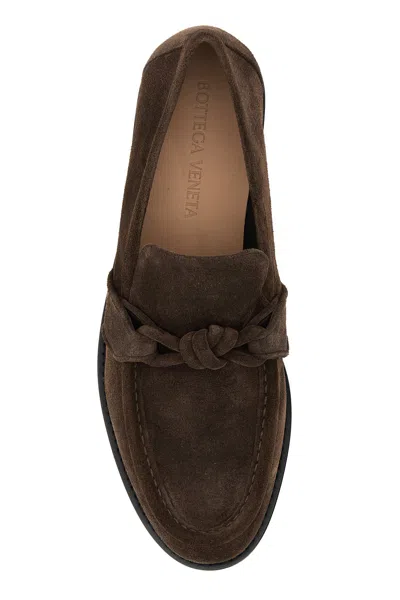 Bottega Veneta Mocassino Con Nappina In Suede Co 796696v3qe1 2113 In Black