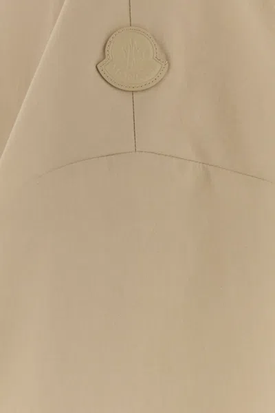 Moncler Cotton Blend Gaillon Parka With Drawstring Waist In Brown