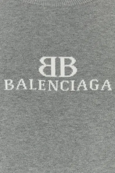 Balenciaga Crewneck Sweater 818422t3368 1380 In Gray