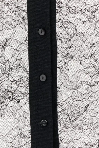 Blumarine Shirts Blacks And Greys In Black