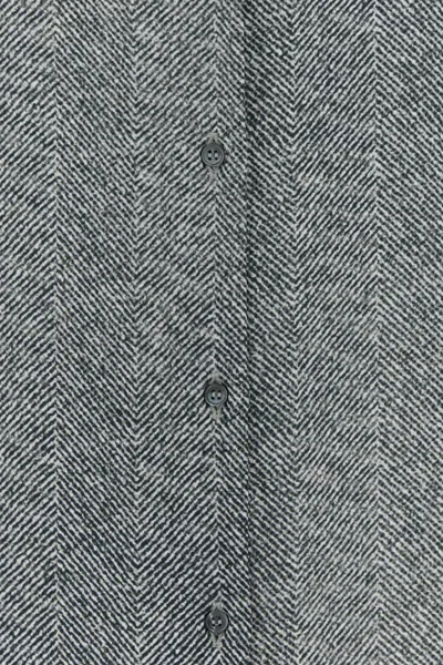 Ermanno Scervino Herringbone Shirt Adorned With Rhinestone Details In Multi