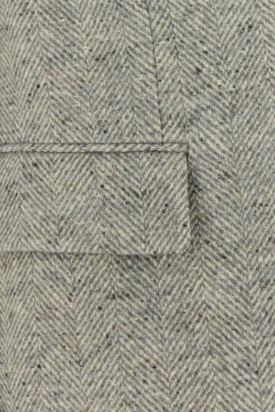 Stella Mccartney Herringbone Sb Jacket 6501563gj800 1210 In Gray