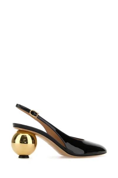 Ferragamo Detailed Archive Heel 01k4437848791c Nerobiscotto In Black