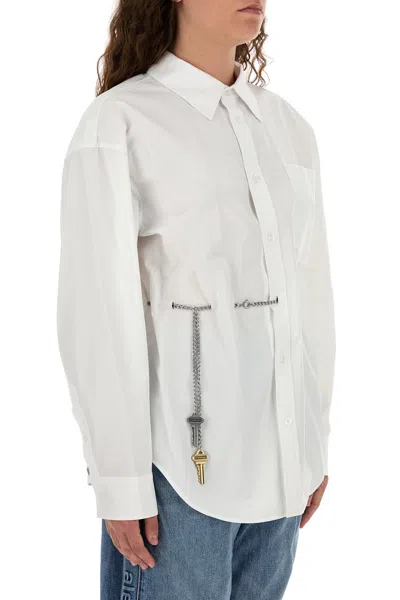 Alexander Wang White Poplin Shirt In White