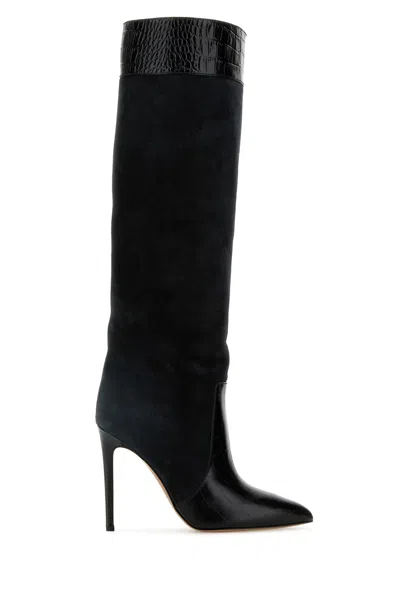 Paris Texas Stiletto Boot Px1408xcov3 Carboneoffblk In Multi