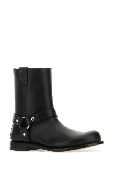 Loewe Isabel Marant Edrika Suede Ankle Boots In Black