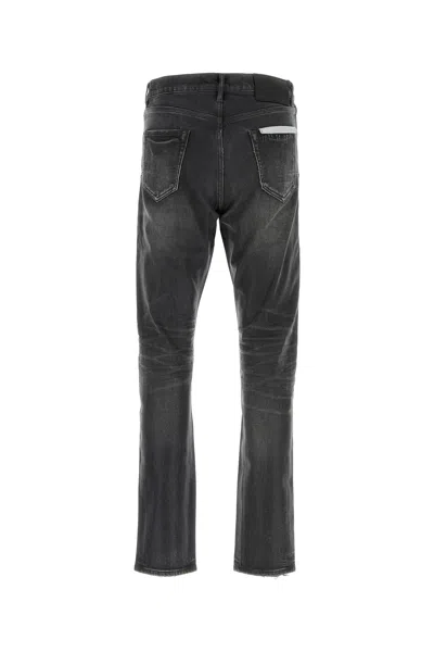 Purple Denim Double Dip Coated P005ddcv125 Black In Gray