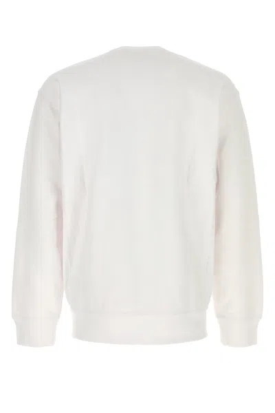 Carhartt Fleeced Cotton American Script Crew-neck Sweatshirt With Emb