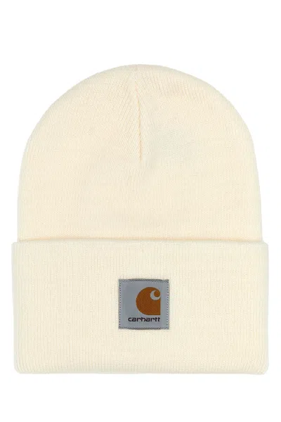 Carhartt Short Acrylic Watch Hat Natural In Neutral