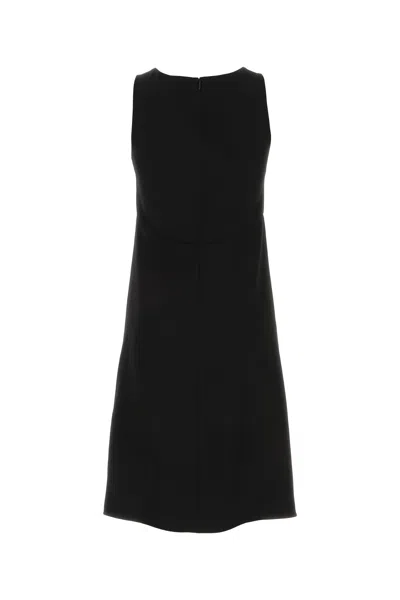 Givenchy Button-detail Sleeveless Dress In Black