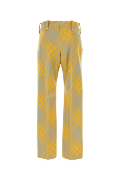 Burberry Checked Straight-leg Trousers In Multi