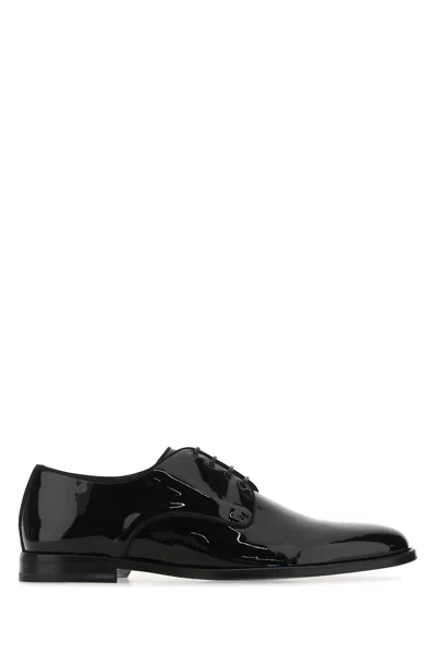 Dolce & Gabbana Leather Derby. In Black