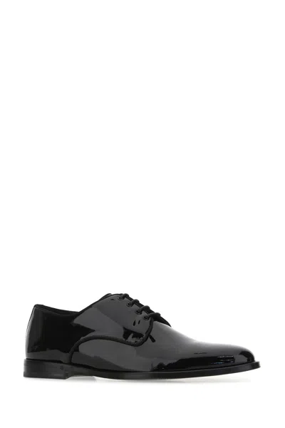 Dolce & Gabbana Leather Derby. In Black