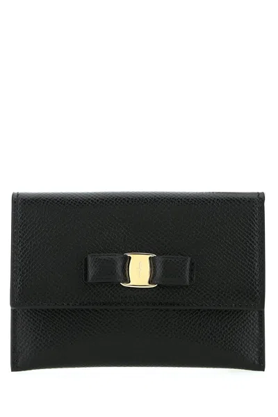 Ferragamo Portafoglio 22d155683522 Nero In Black