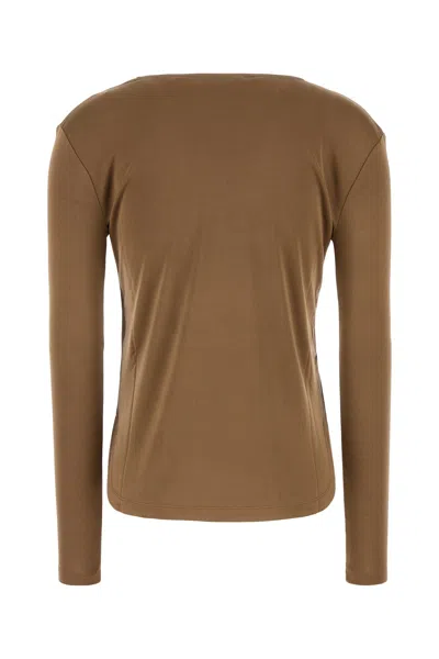 Max Mara Alias Fitted Silhouette Long Sleeves Top In Multi