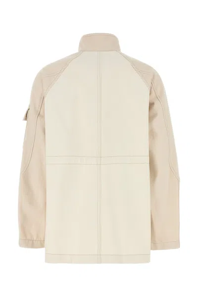 Fendi Denim Parka Casual Jackets
