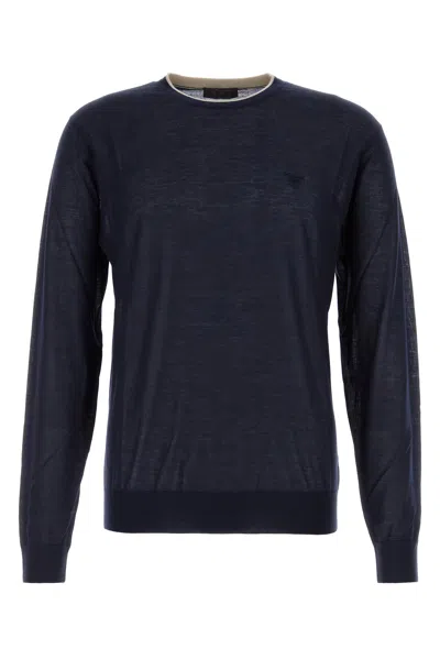 Prada Long Sleeves Cashmere Blend Sweater