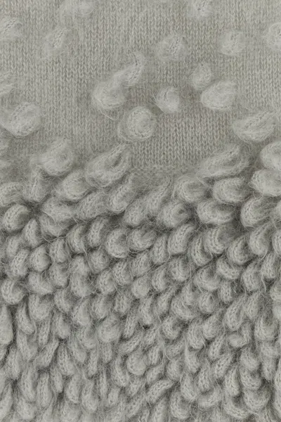 Loewe Polo In Misto Mohair Grigio  Donna