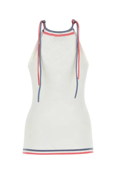 Fendi Ivory Viscose Blend Top