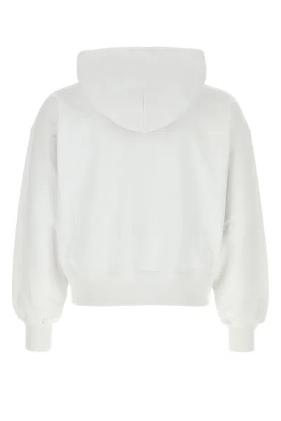 Gucci Felpa In Cotone Bianco  Uomo