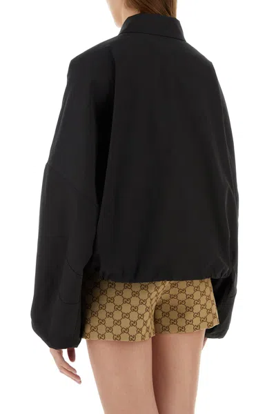 Gucci Gubbino In Poliestere Stretch Nero  Donna