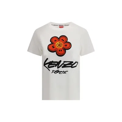 Kenzo T-shirt In Cotone Bianco  Donna