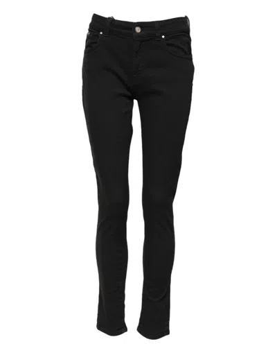 Dolce & Gabbana Chic Black Mid-waist Skinny Denim Jeans