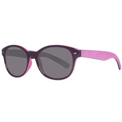 Benetton Purple Injected Sunglasses In Gray