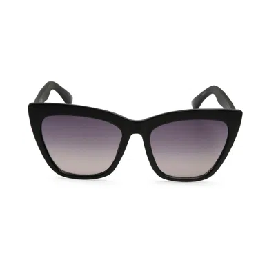 Kenneth Cole Black Injected Sunglasses In Black