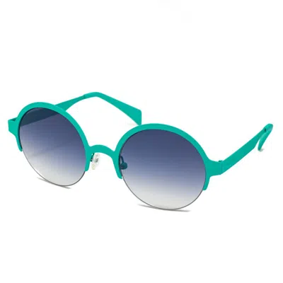 Italia Independent Metal Sunglasses In Blue