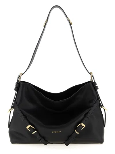 Givenchy Women Voyou Nano Bag In Polished Leather In Black